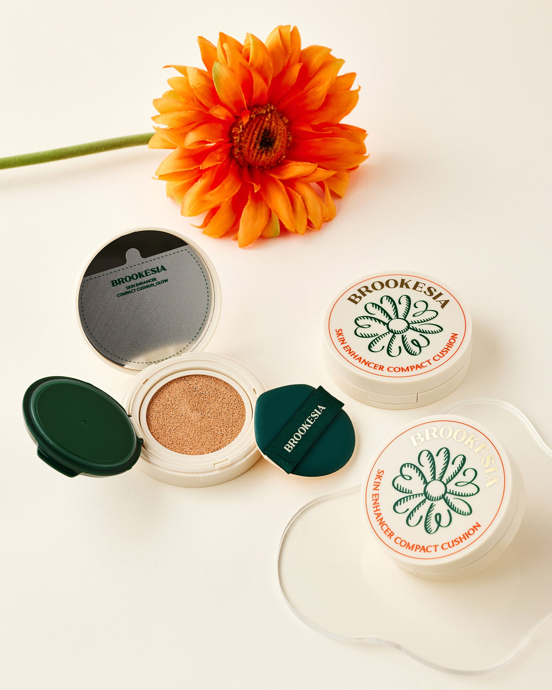 Brookesia Skin Enhancer Compact Cushion (Glow) | 4 Colors