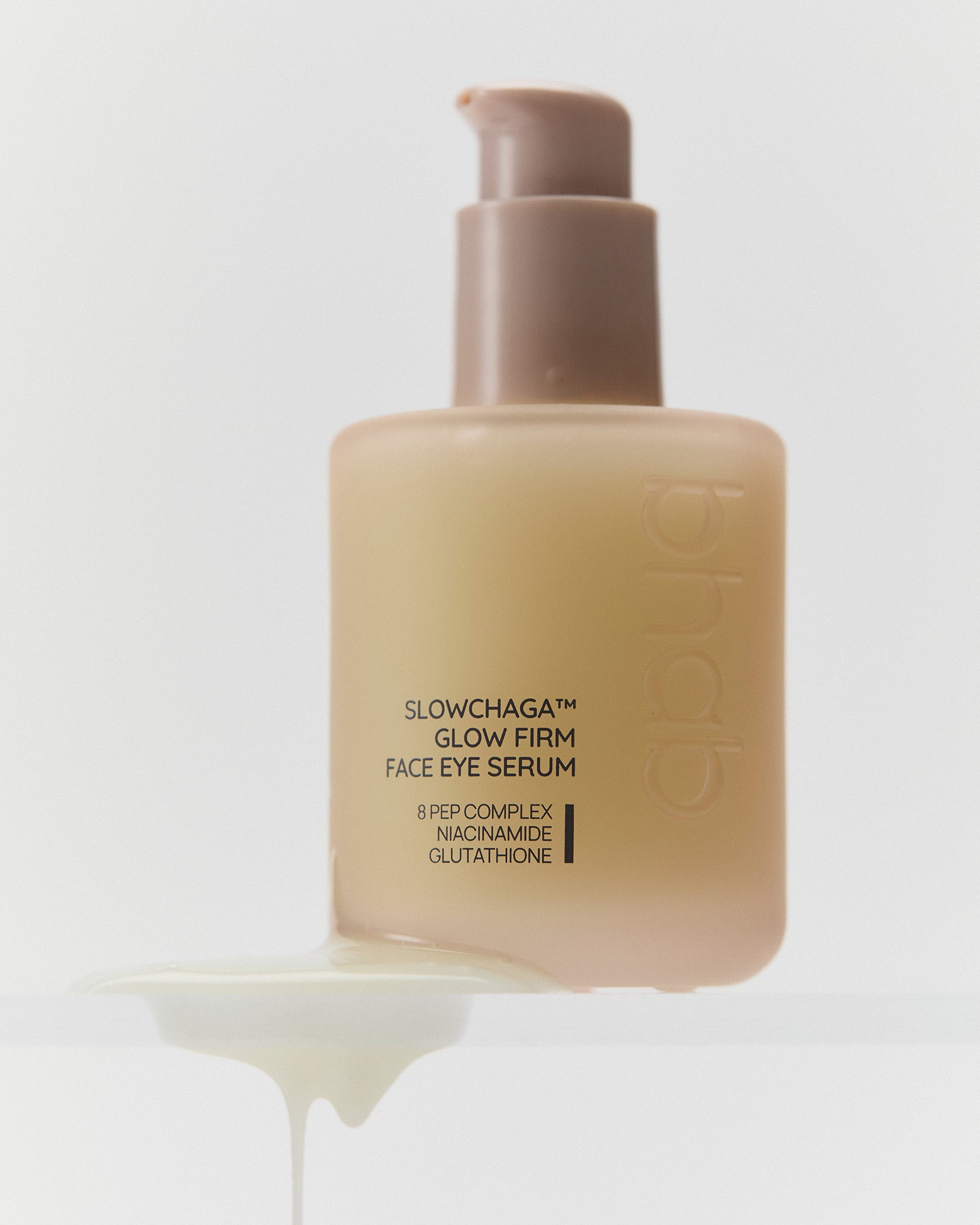 bhab SLOWCHAGA™ Glow firm face eye serum 50ml 開蓋溢出內容