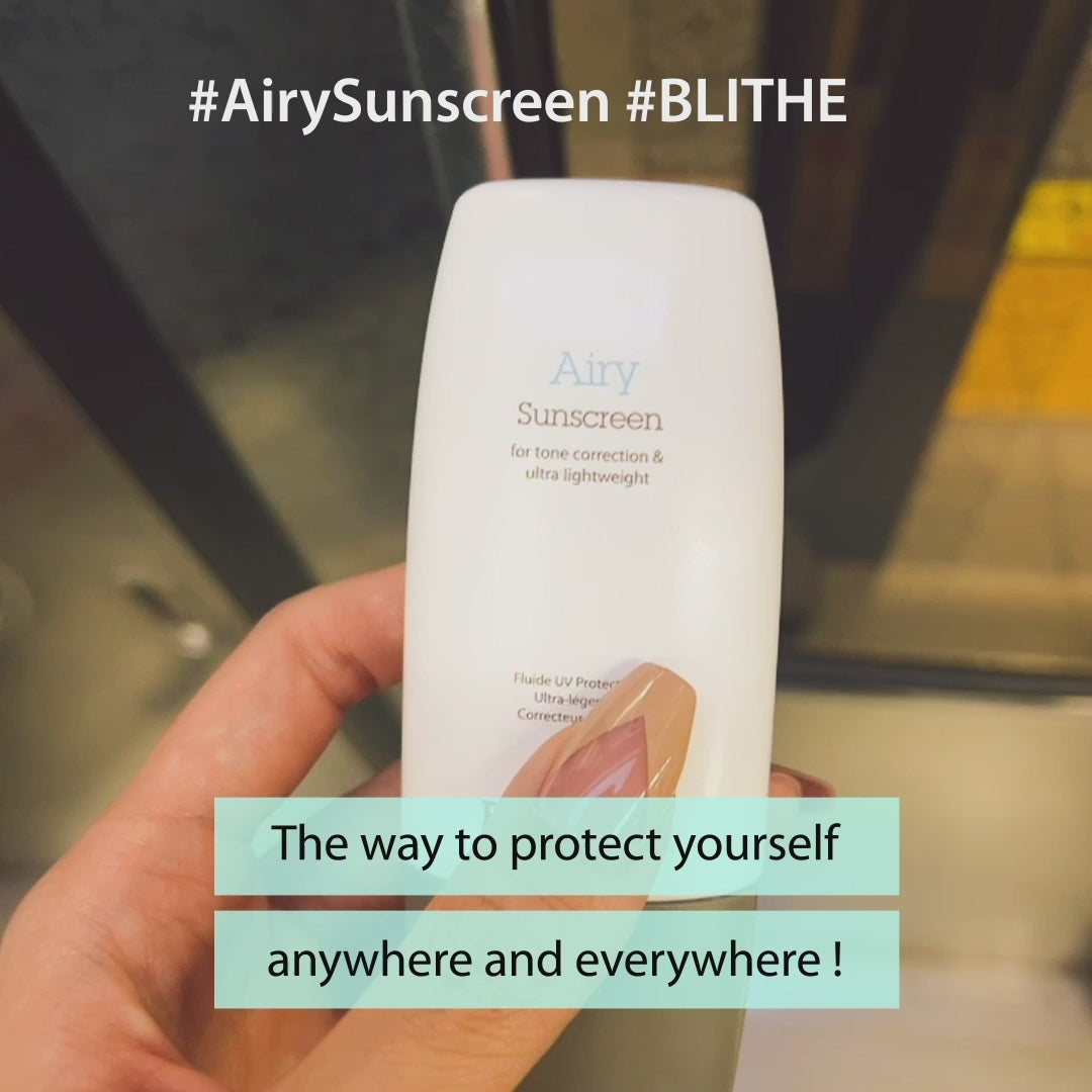 BLITHE Airy Sunscreen For Tone Correction & Ultraweight 50ml